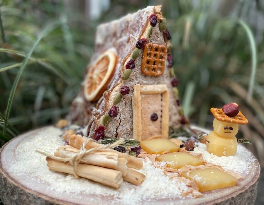 a frame charcuterie chalet
