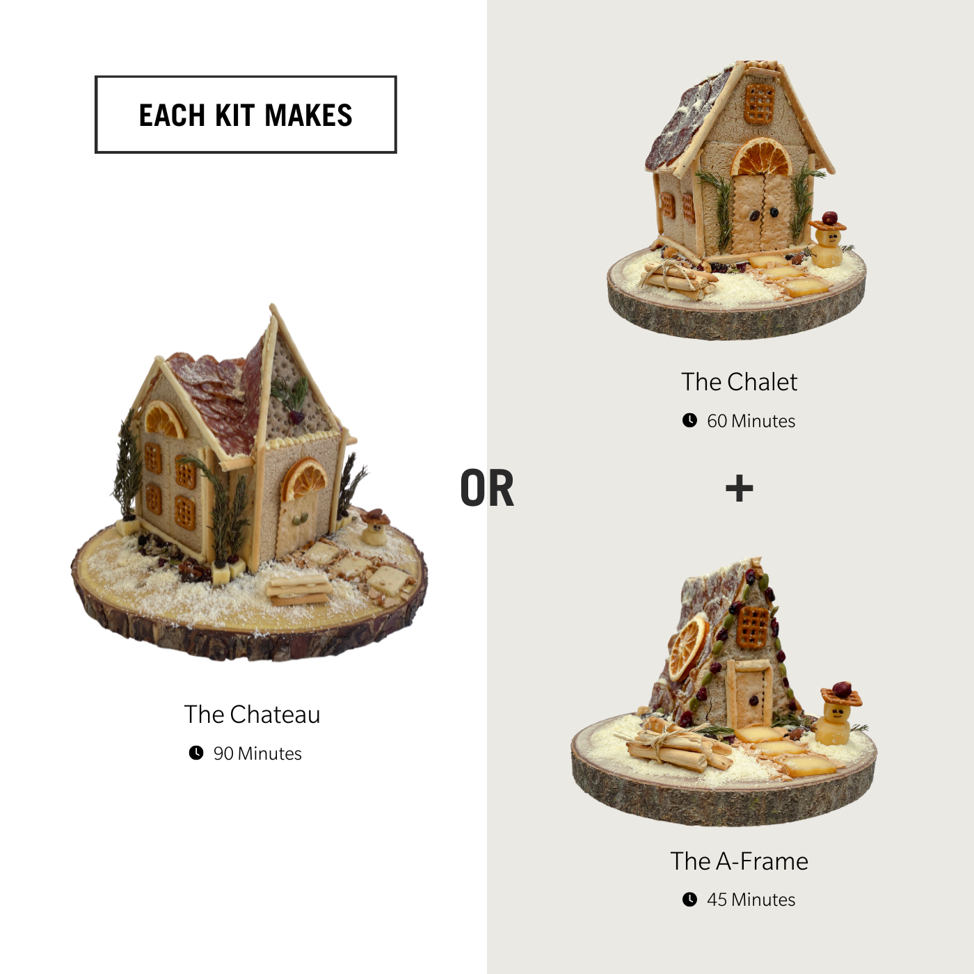 DELUXE CHARCUTERIE CHALET KIT
