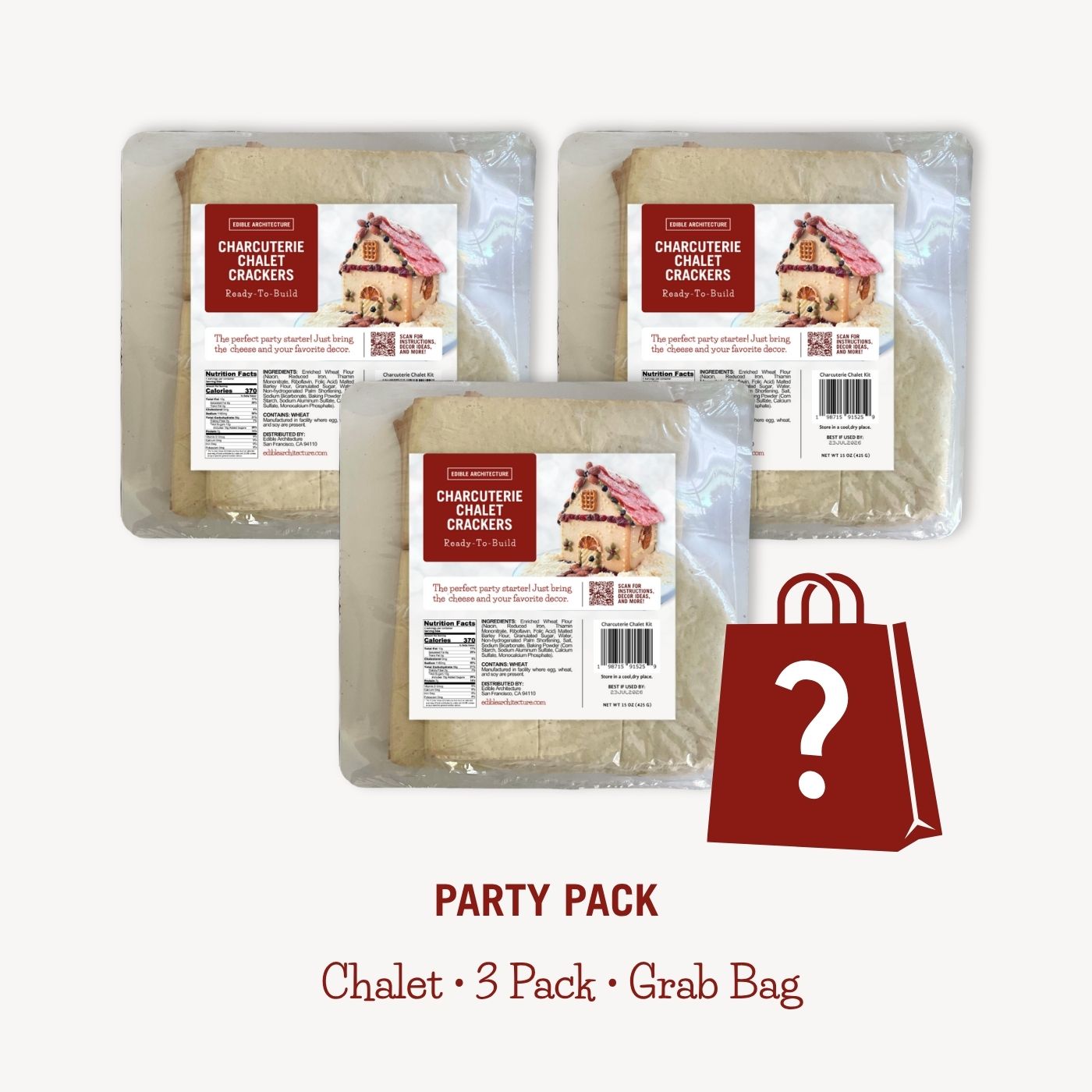 CHARCUTERIE CHALET HOUSE CRACKERS